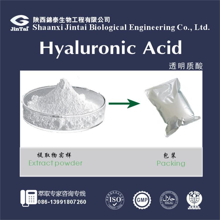 popular high quality cosmetic grade Hyaluronic Acid powder
